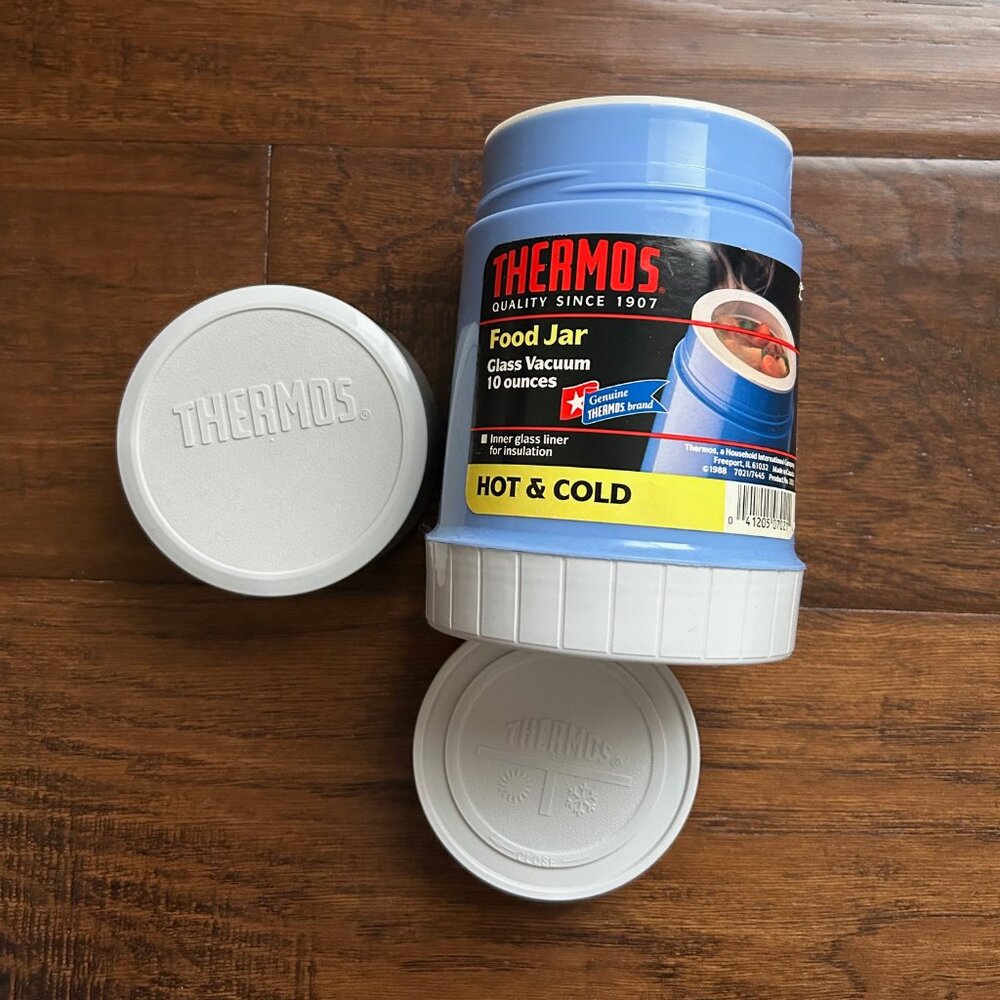 Thermos Food Jar for hot and cold NEW vintage 10 ounces